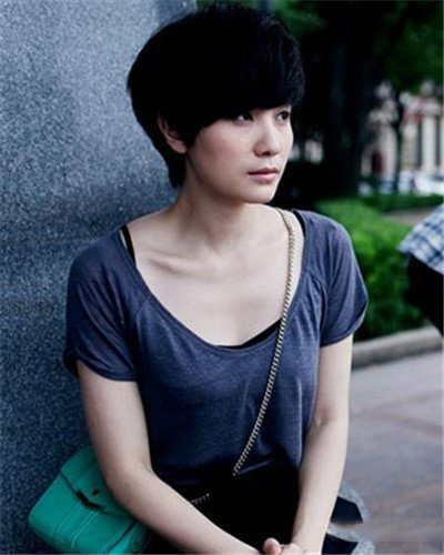 宋佳短发图片大全 干练大气掀起短发风潮