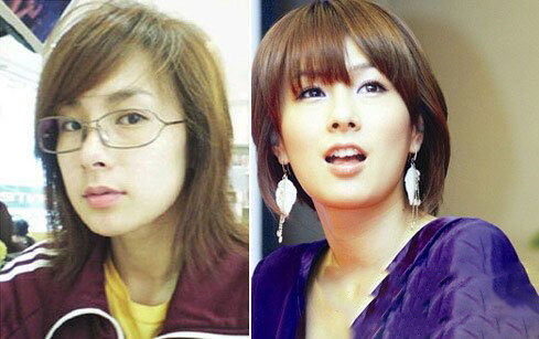 蔡妍整容前后照片差别大 疑似两次整容都失败