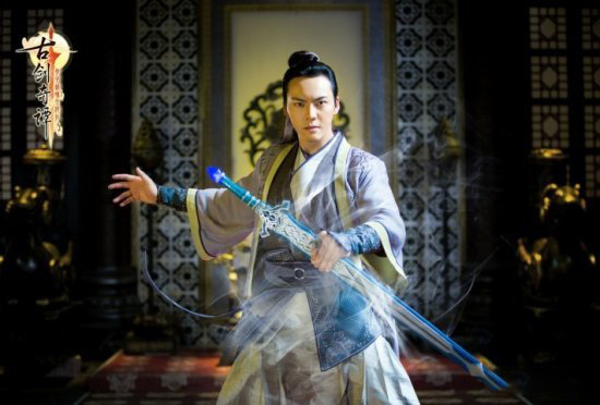 陈伟霆古剑奇谭剧照 陈伟霆演大师兄获女观众芳心
