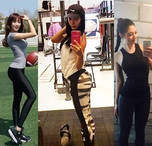 柳胜玉紧身裤图片大全 身材超赞的柳胜玉引人羡慕