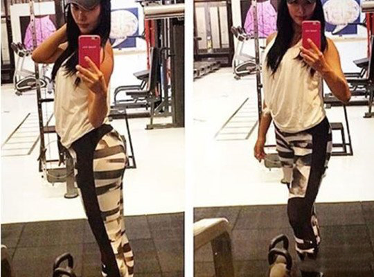 柳胜玉紧身裤图片大全 身材超赞的柳胜玉引人羡慕