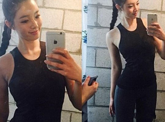 柳胜玉紧身裤图片大全 身材超赞的柳胜玉引人羡慕