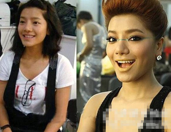 江映蓉整容前后照片对比 要出名就得先整容