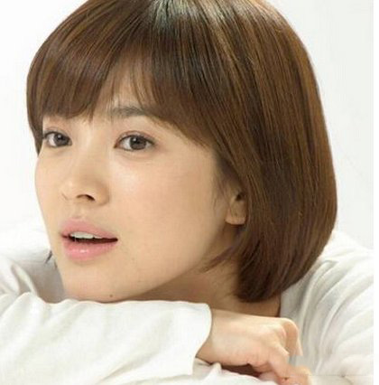 宋慧乔短发造型图片欣赏 诠释优雅女神范