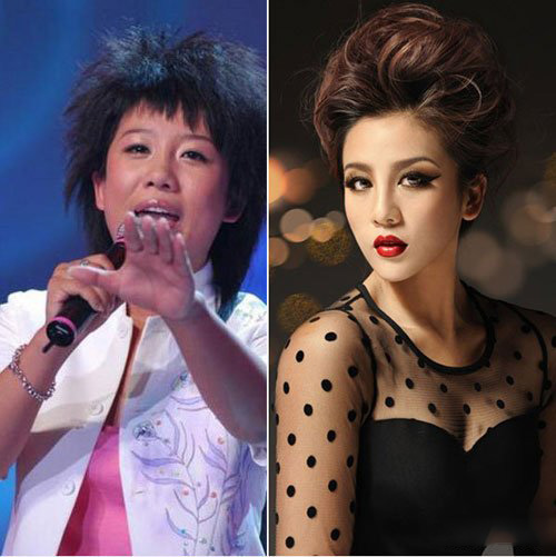 超女尚雯婕纪敏佳整容前后对比 相差甚大不到像本人