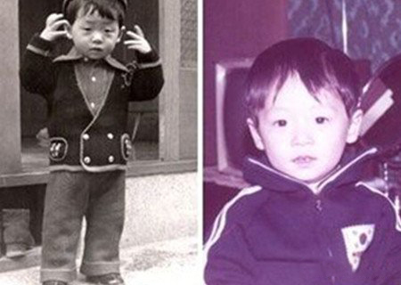 刘在石儿子萌照曝光 遗传父母良好基因