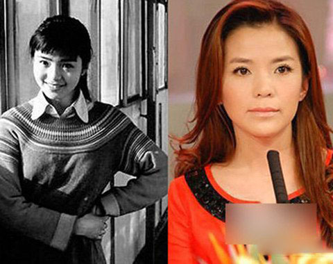 朱迅整容前后照片曝光 网曝其通过假体丰胸使胸部变大