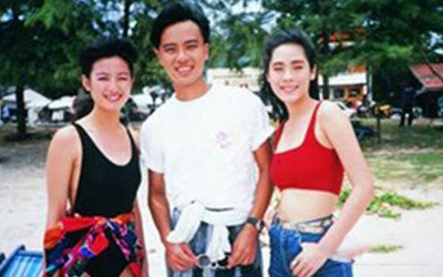 欣赏李克勤年轻时照片 曾事明星足球队的队员