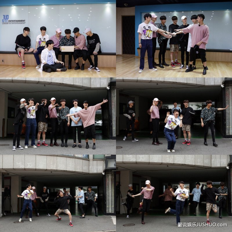 《一周的偶像》 GOT7 JYP公司前举办游击表演 《一周的偶像》 GOT7 JYP公司前举办游击表演