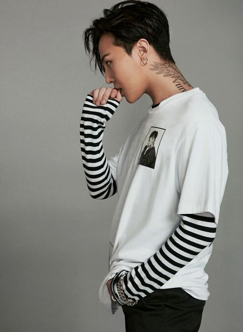 权志龙代言服装品牌 拍摄写真纹身抢镜
