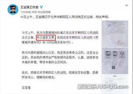 马蓉起诉王宝强侵权并要求道歉 王宝强财产被马蓉转移了多少？