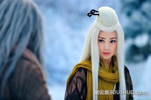 陈紫函新神雕剧照白发童颜造型精致