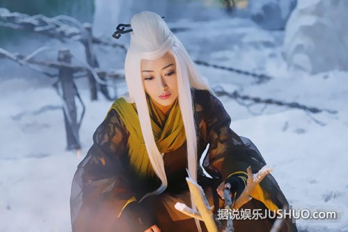 陈紫函新神雕剧照白发童颜造型精致