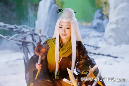 陈紫函新神雕剧照白发童颜造型精致