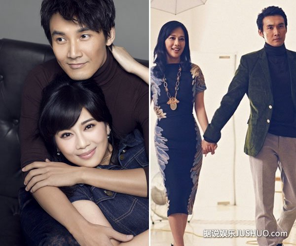 张铎携陈松伶休闲度假享甜蜜时光