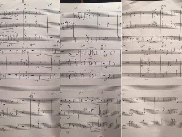 王力宏翻出12年前五线谱手稿 音符整齐利落 曾被外界嫌笔迹太丑